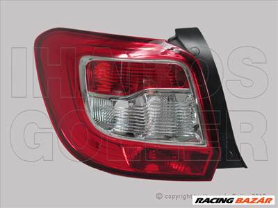 Dacia Sandero 2012.09.27-2016.12.31 Hátsó lámpa üres bal (07WL)