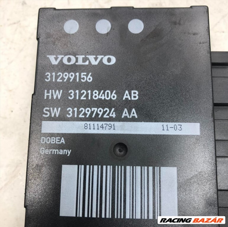 Volvo XC60 csomagtér ajtó vezérlő modul 31299156 1. kép