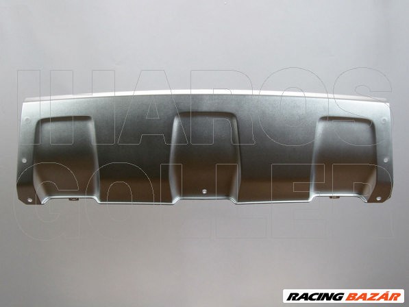 Dacia Duster 2010.02.01-2013.05.31 Első lökhárító alsó spoiler, ezüstre fényezett (0ZXH) 1. kép
