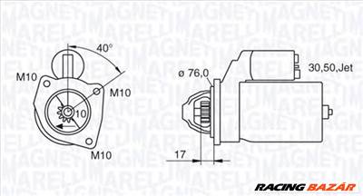 MAGNETI MARELLI 063280005010 - önindító FORD RENAULT