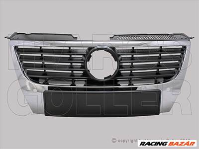 Volkswagen passat (b6) 2005.03.01-2010.10.31 hut króm-fekete, szenzoros (15cm embl.)* (1at9)