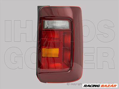 Volkswagen Caddy III 2015.06.01-2020.08.30 Hátsó lámpa üres sötétített jobb (2 ajtós) (1EKC)