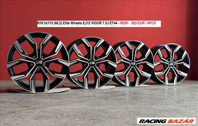 R18 5x112 (66,5) Elite Wheels EJ12 VIGOR 7.5J ET44 új alufelnik 18" 