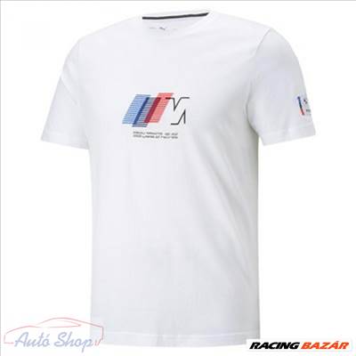 BMW Motorsport Puma Graphic Blanc póló  534803-02