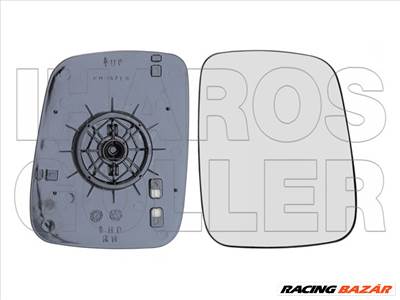 Volkswagen Transporter (T4) 1990.09.01-2003.03.31 Tükörlap cserélhető jobb, domború, manuális tükörhöz (0LUN)