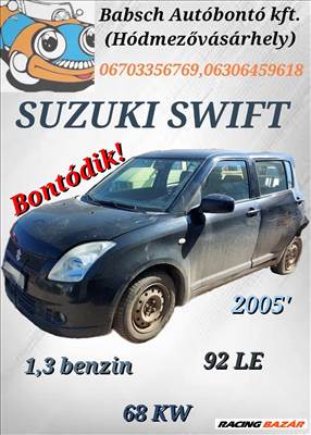 Suzuki Swift III. 2005' bontott alkatrészei