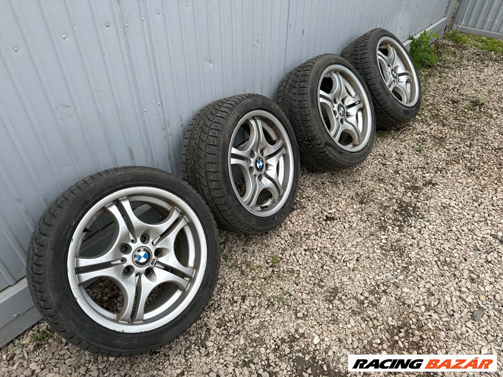  5x120 BMW E36 E46 E87 style 68 kétszéles 17" alufelni szett 2. kép