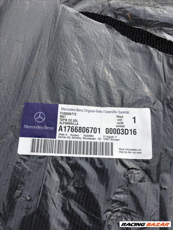 Mercedes A, B, CLA, GLA teljes AMG szőnyeg szett a1766806701 3. kép