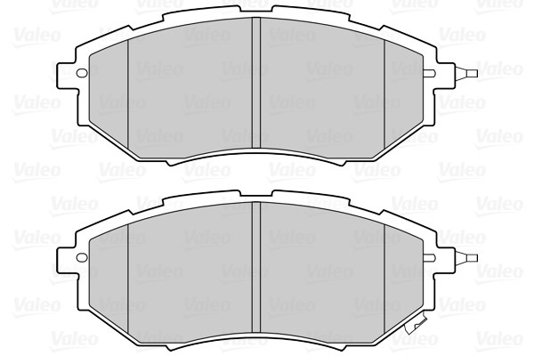 VALEO 302312 - fékbetétkészlet, tárcsafék SUBARU 1. kép