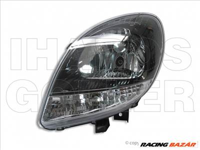 Nissan Kubistar 2003.10.01- fényszóró H4 bal fekete házas, fehér villogó (motoros állítás, motor nélkül) DEPO (07YN)