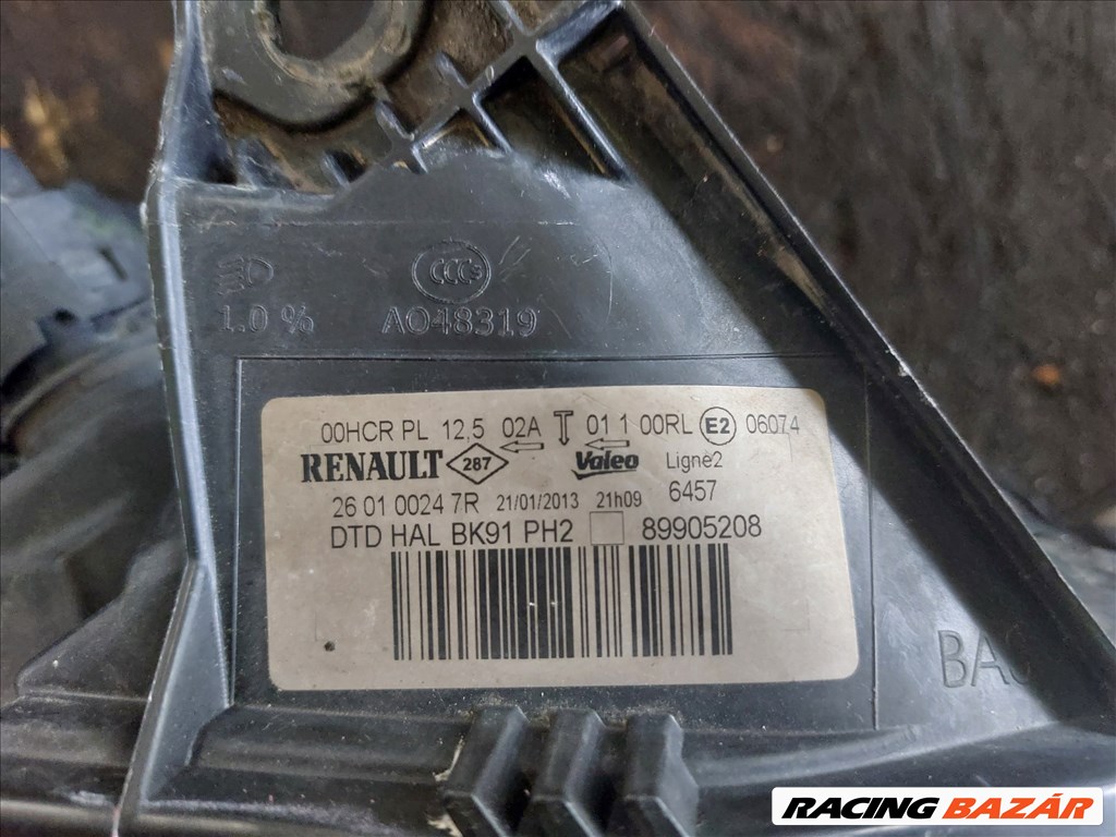Renault LAguna III 10-15 első fényszóró  260605873r 260100247r 2. kép