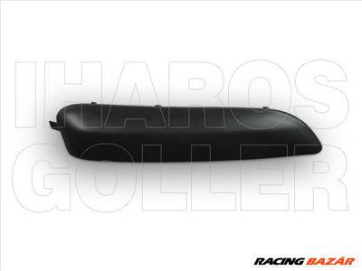 Peugeot 308 T7 2007.09.01-2011.04.30 Első lökhárító díszléc jobb, fekete (04IV)