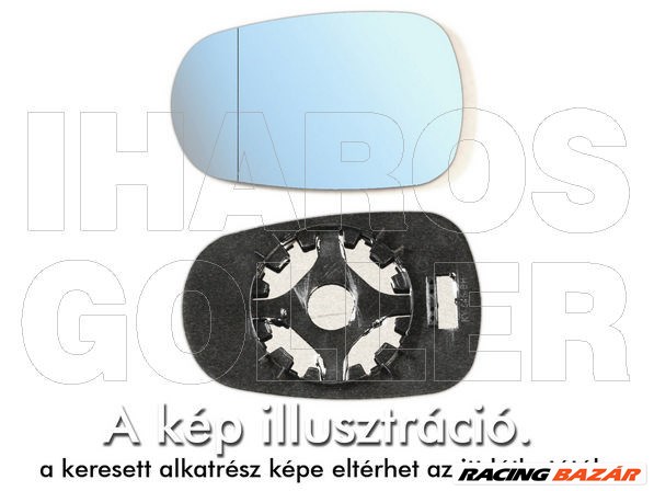 Seat Exeo 2009.03.01- Tükörlap cserélhető bal, domború (0UH2) 1. kép