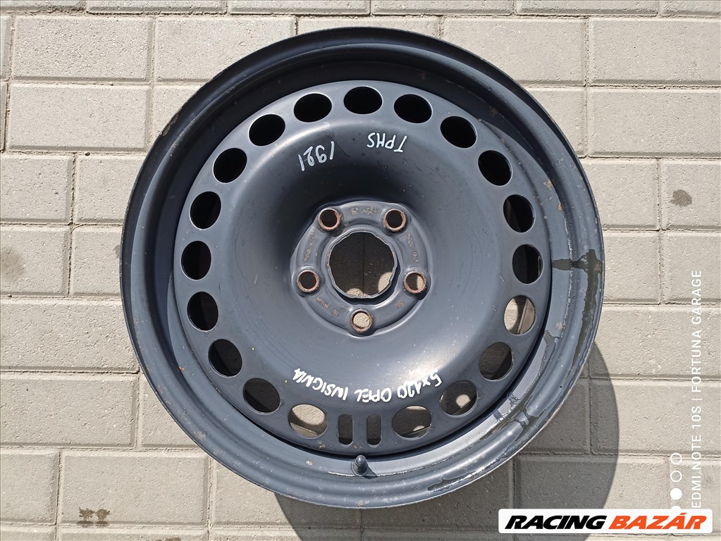 5x120 17" Opel Insignia gyári acélfelni garnitúra + TPMS (92) 6. kép