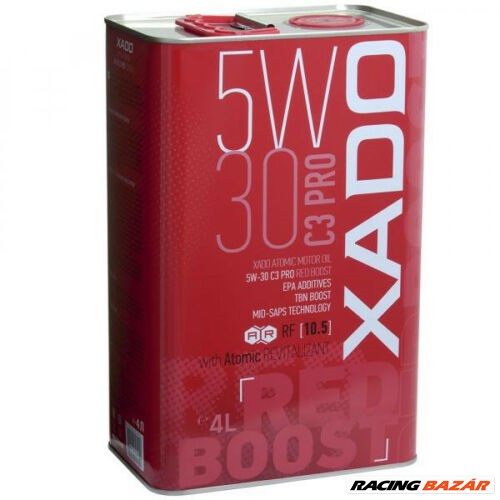 XADO Atomic 5W-30 SP RED BOOST 4L kiszerelésű szintetikus motorolaj 26285 1. kép