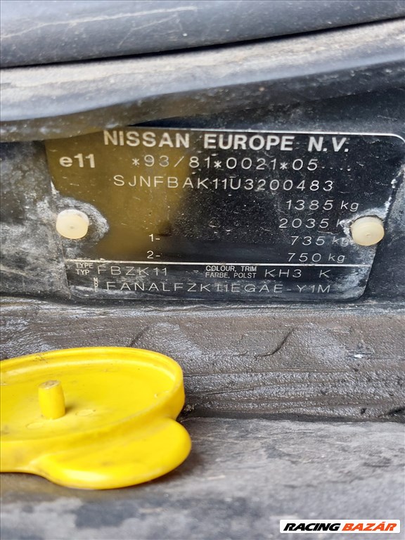 Nissan Micra IV bontott alkatrészei 9. kép