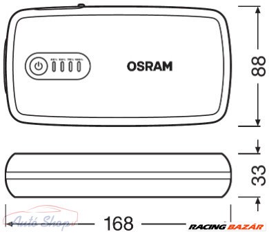 OBSL300 AUTÓ INDÍTÓ AKKUMULÁTOR LITHIUM STAR 4. kép