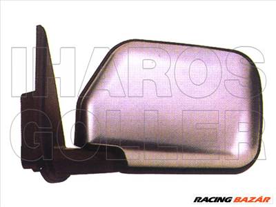 Toyota Hilux 1997.01.01-2001.07.31 Külső tükör bal, karral állíth.,króm(RN140/2WD) (0UNM)