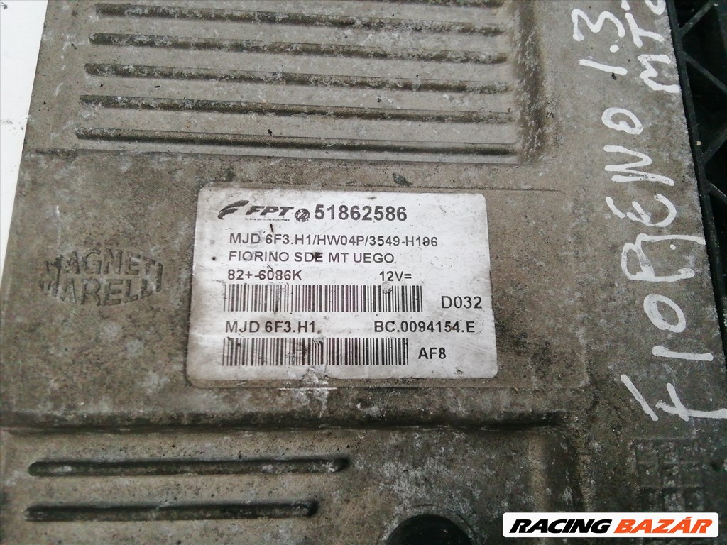 Fiat Fiorino, Qubo 1,3 16v Diesel motorvezérlő Euro 5 75 Le 51862586 2. kép