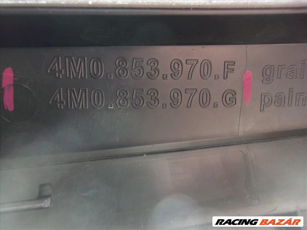 AUDI Q7 4M0 jobb hátsó ajtó díszléc 2017- 4M0853970G 5. kép