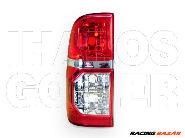 Toyota Hilux Vigo 2011.09.01- Hátsó lámpa üres bal DEPO (002L) 1. kép