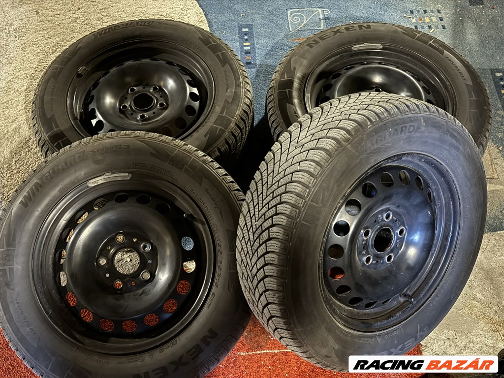  195/65 R15 Nexen téli gumi + lemezfelni 2. kép