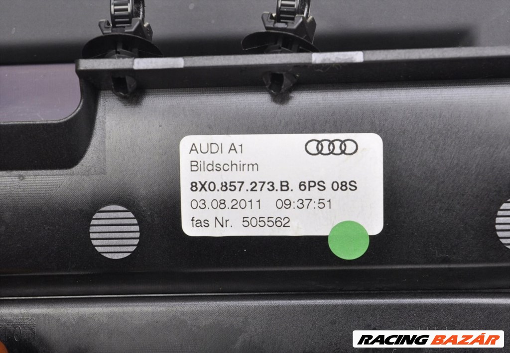 Audi A1 (8X) kijelző  8x0857273b 4. kép