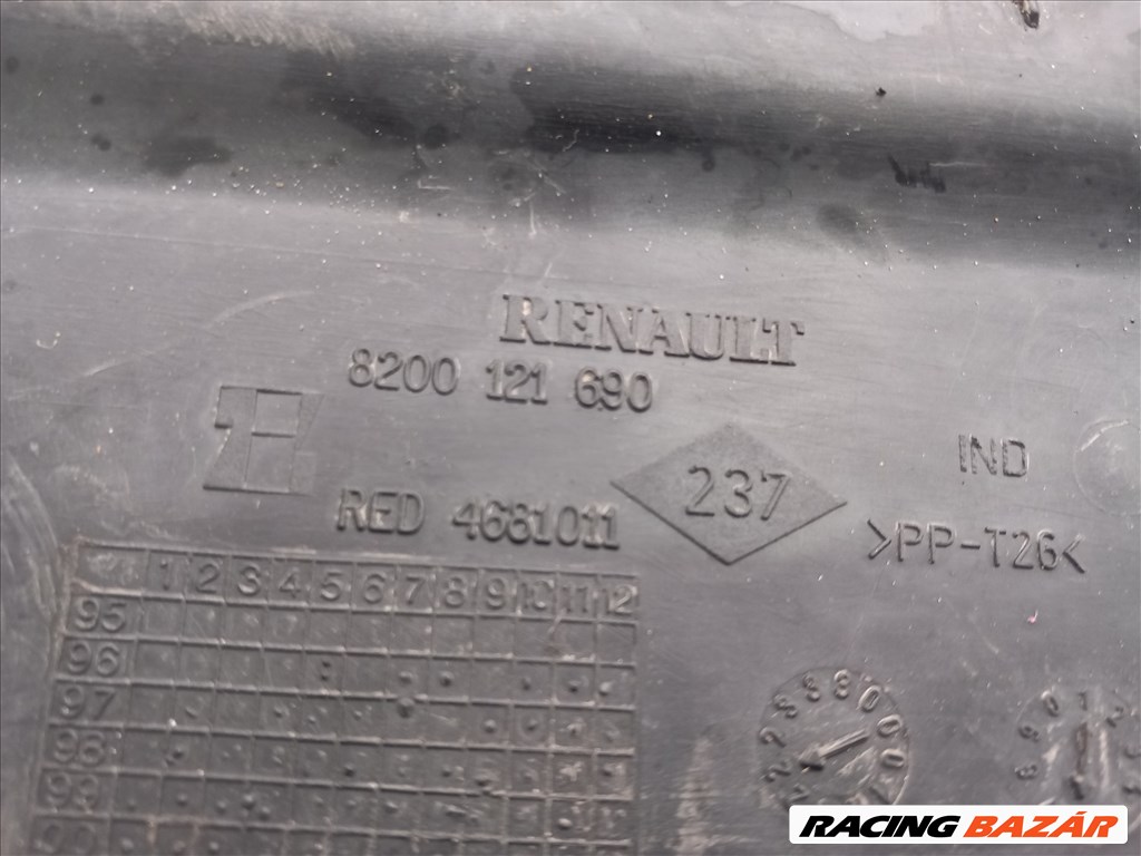 Renault MASTER Opel MOVANO 03- Szélvédő alá műanyag borítás takaró 233 8200187748 8200121690 6. kép