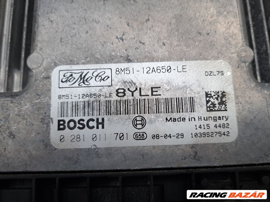 Ford Focus Mk2 1.6 TDCi FORD FOCUS II Motorvezérlő ford-8m5112a650l bosch-028101170 4. kép