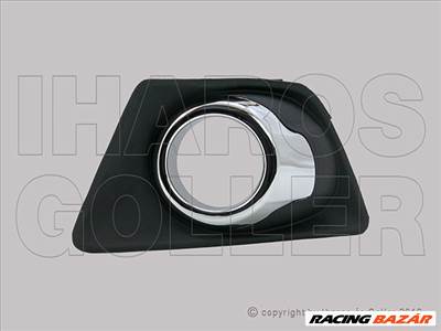 Ford EcoSport 2012 01.01.-2017.09.30 Rács a lökhárítóba bal, ködlámpás, króm kerettel (18NM)