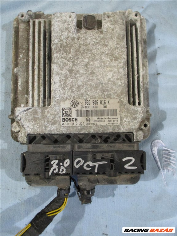 Skoda Octavia II motorvezérlő elektronika 1.9 TDI 0281012237 03g906016k 1. kép