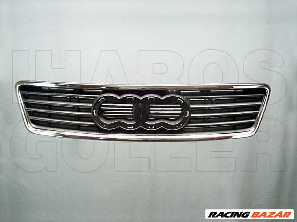 Audi A6 1997.04.01-2004.04.30 Hűtődíszrács (01.6-ig) (0J8E) 1. kép