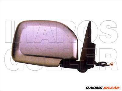 Toyota Hilux 1997.01.01-2001.07.31 Visszapillantó tükör jobb, el. állítható, króm házas (RN140/4WD) (0V3P)