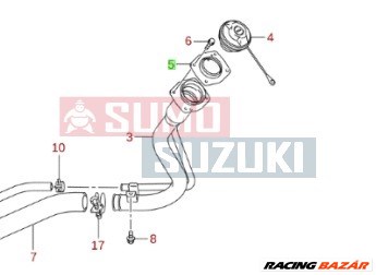 Suzuki Ignis, WR+ benzin beöntő cső tömítés 89285-75F00 3. kép