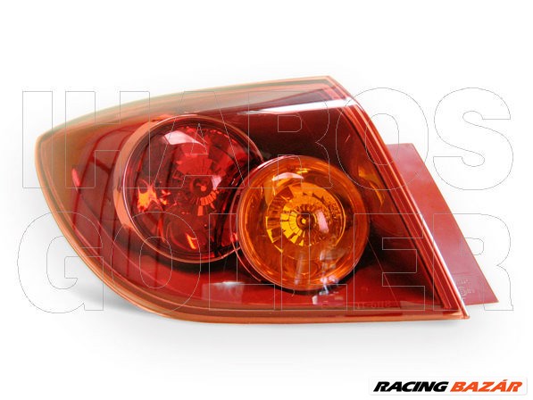 Mazda 3 2003.10.01-2006.06.30 H.lámpa üres bal külső piros (5a.) (0Y3F) 1. kép