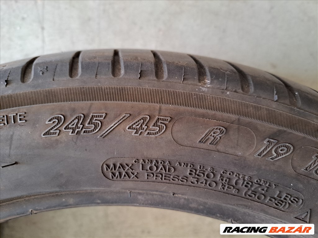 2db 245/45 R19 Michelin Pilot Sport 3 (Zajcsökkentő betéttel) nyári gumi eladó!!! (DOT2018.31hét) 5. kép