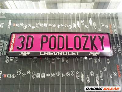 CHEVROLET  3D RENDSZÁMTÁBLA TARTÓ 