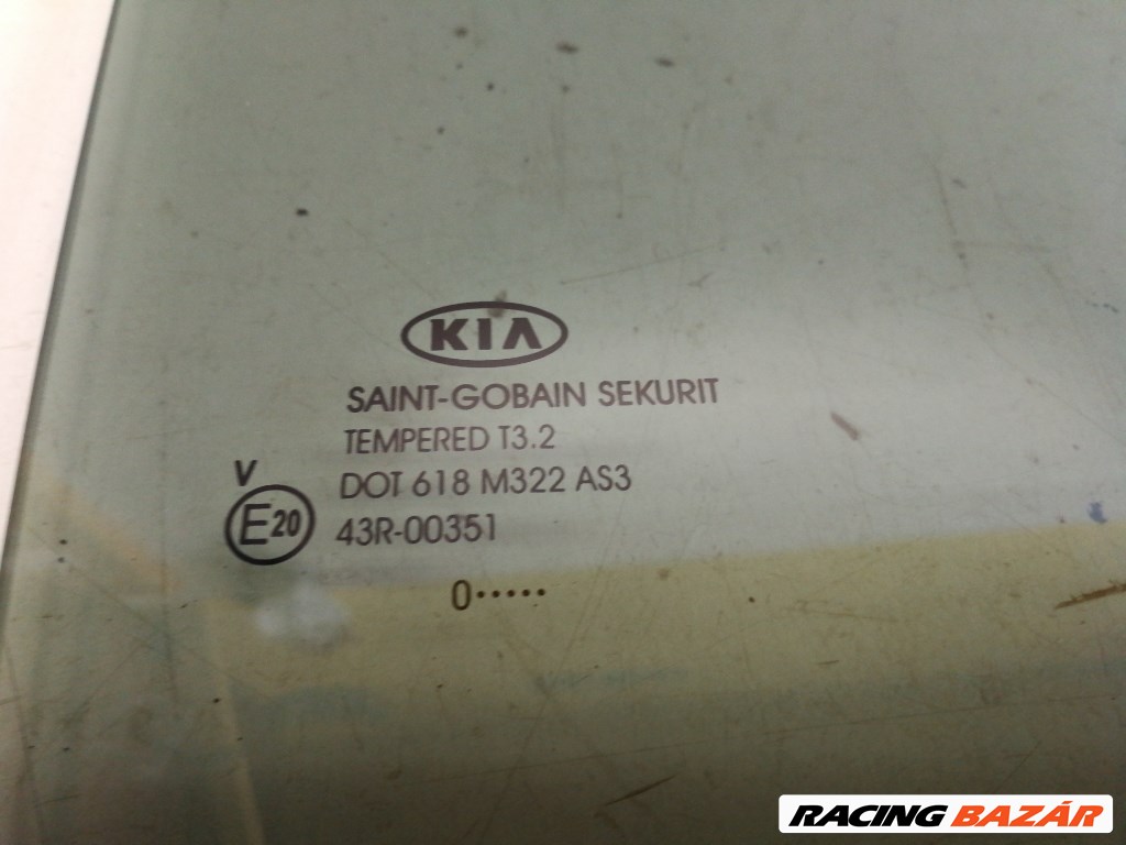Kia Sportage (SL) jobb hátsó ajtó üveg lejáró 2. kép