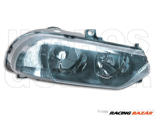 Alfa Romeo 156 1997.10.01-2003.08.31 fényszóró H1/H7 jobb fekete házas (belülről állítható) TYC (07X0) 1. kép