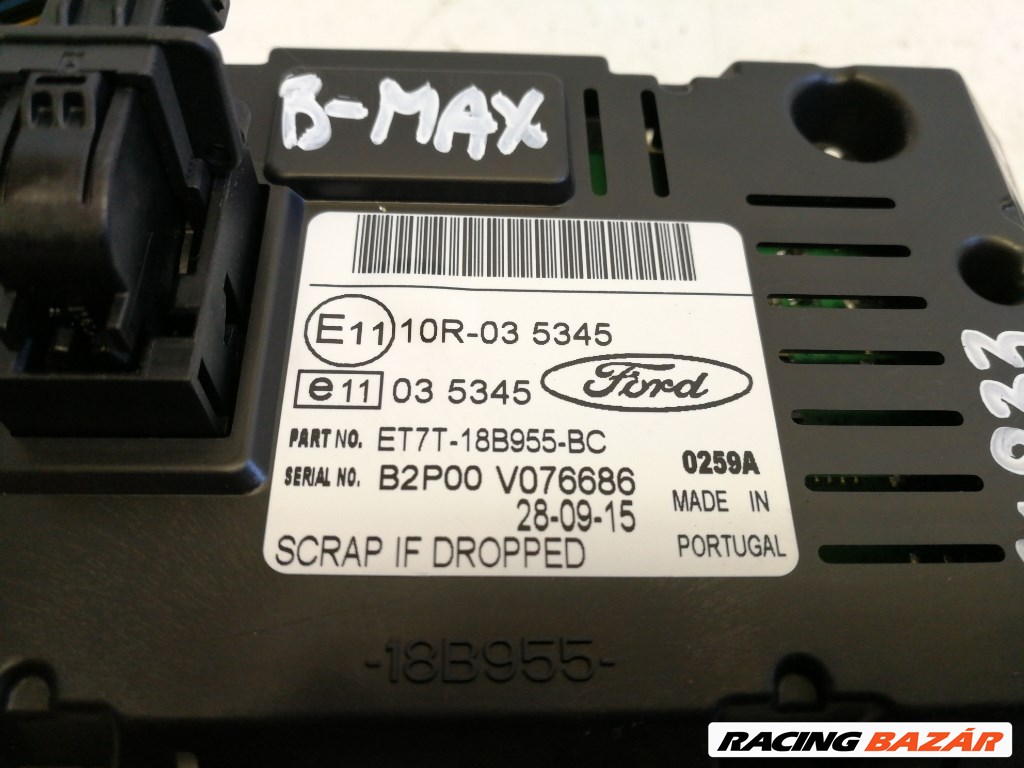 Ford B-max  Lcd kijelzõ ET7T18B955BC 4. kép