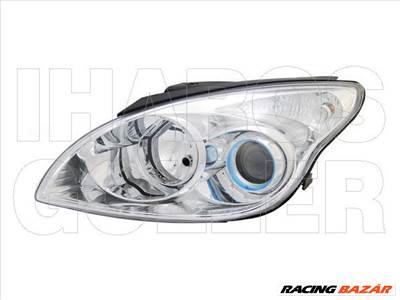Hyundai I30 (FD) 2007.03-2011.10.31 fényszóró H1/H7 bal, króm házas 09.04-ig (motoros állítás, motor nélkül) TYC (0TTP)