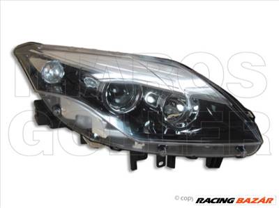 Renault Laguna 2011.01.31- fényszóró 2H7 jobb, fekete házas (motoros állítás, motor nélkül) DEPO (01XV)