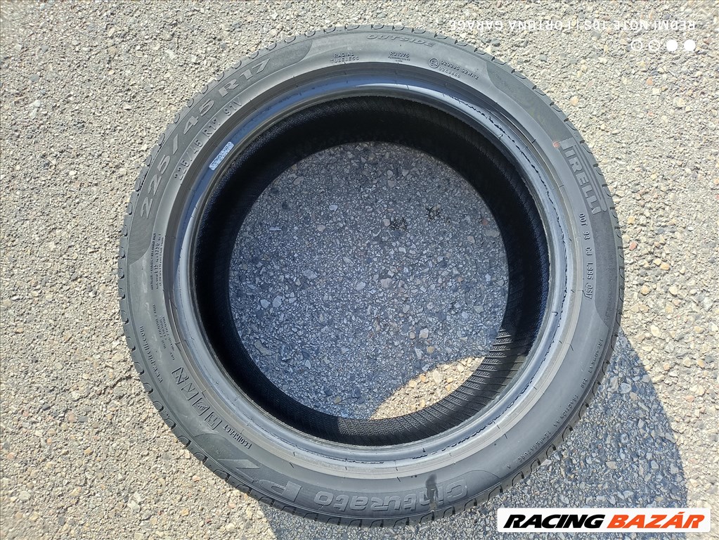 225/45 R17" Pirelli használt nyári gumik 3. kép