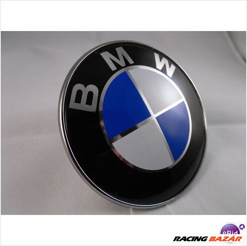 Gyári BMW78mm  E39 csomagtartó E46 compact 2003/03 utáni csomagtartó embléma 51148203864 1. kép