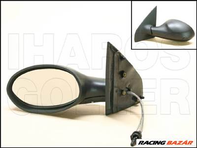 Lancia Y 1996.01.01-2000.10.31 Visszapillantó tükör bal, bowdenes állítható (0GG9)