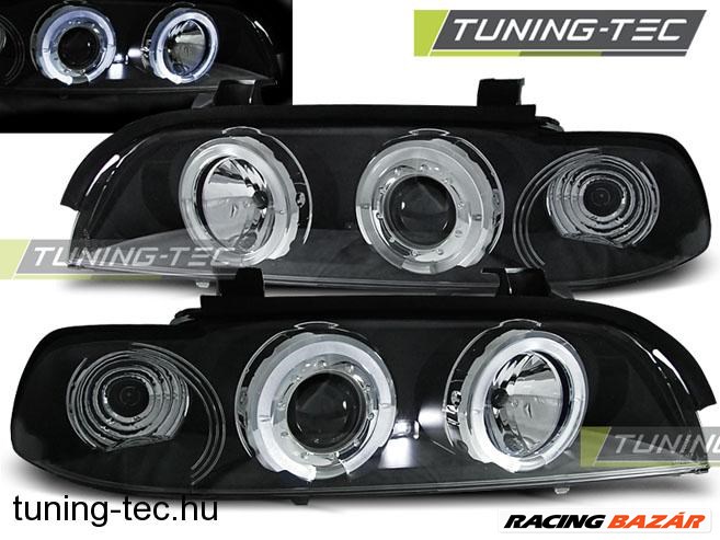 BMW E39 Angel Eyes fekete 09.95-09.95 SEDAN/TOURIN 1. kép