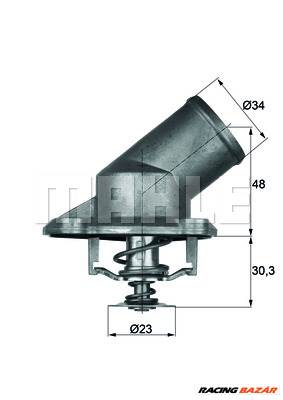 MAHLE TI 224 92 - termosztát, hűtőfolyadék OPEL VAUXHALL