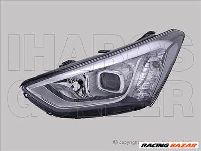 Hyundai Santa Fe 2012.10.01-2015.12.31 Fényszóró 2H7/LED bal (motorral) (118M)