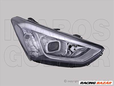 Hyundai Santa Fe 2012.10.01-2015.12.31 Fényszóró 2H7/LED jobb (motorral) (118N)