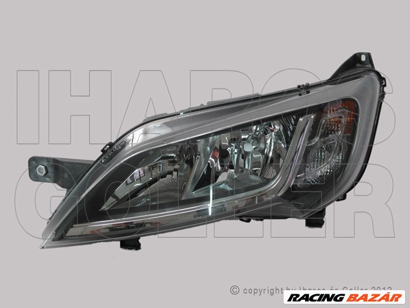 Peugeot Boxer 2014.01.01- fényszóró 2H7 +nappali fény fekete házas(motorral) MM bal (0LBW) 1. kép